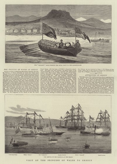 Visite de la princesse de Galles en Grèce - William Edward Atkins